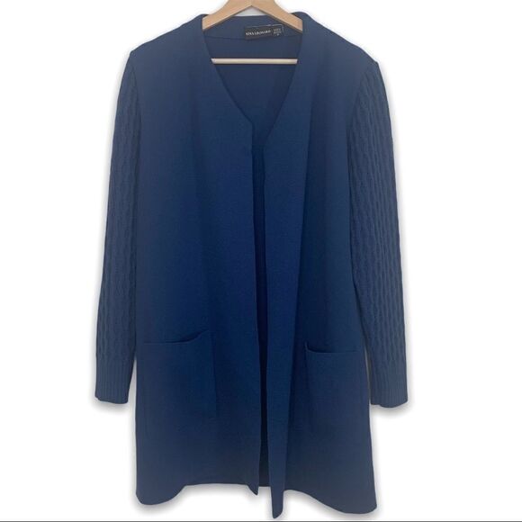 Nina Leonard 100% Acrylic Knitted Long Cardigan - Picture 1 of 8